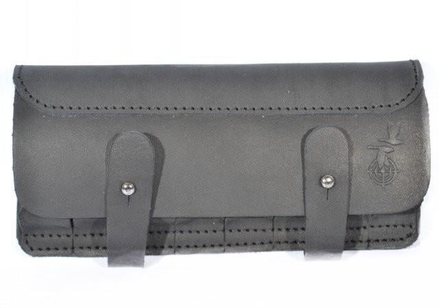 Подсумок 8 патронов кожа ретро 12 калибр Черный (10151/1)