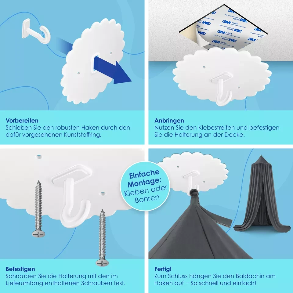 Балдахин полиэстер KIDIZ 270 см Антрацит (4255598301336-copy) - фото 4 Балдахин полиэстер KIDIZ 270 см Антрацит (4255598301336-copy) - фото 4