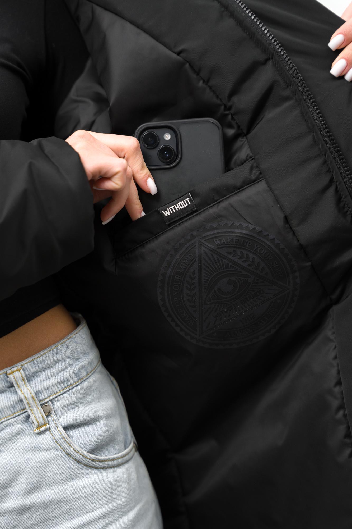 Куртка-парка зимова чоловіча Without Snowman подовжена 2XL/3XL Black (XXL 8056126 8056127) - фото 17 Куртка-парка зимова чоловіча Without Snowman подовжена 2XL/3XL Black (XXL 8056126 8056127) - фото 17