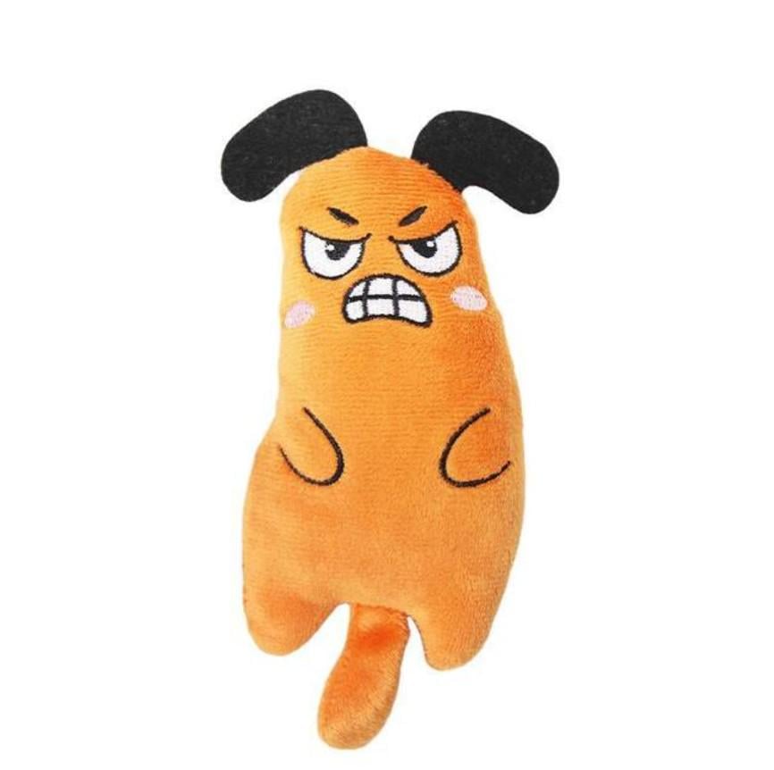 Игрушка интерактивная плюшевая для кошек с кошачьей мятой Игрушка интерактивная плюшевая для кошек с кошачьей мятой