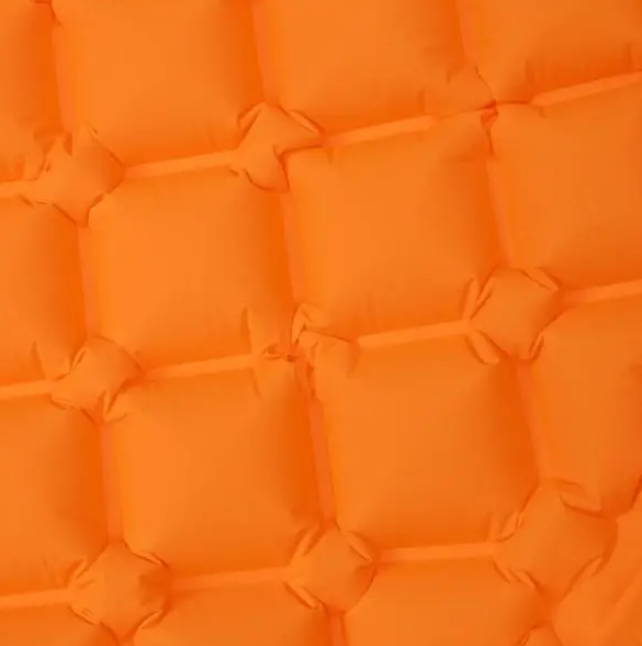 Коврик надувной из TPU с подушкой 190х55х3 см Оранжевый (SJ-0084O) - фото 4