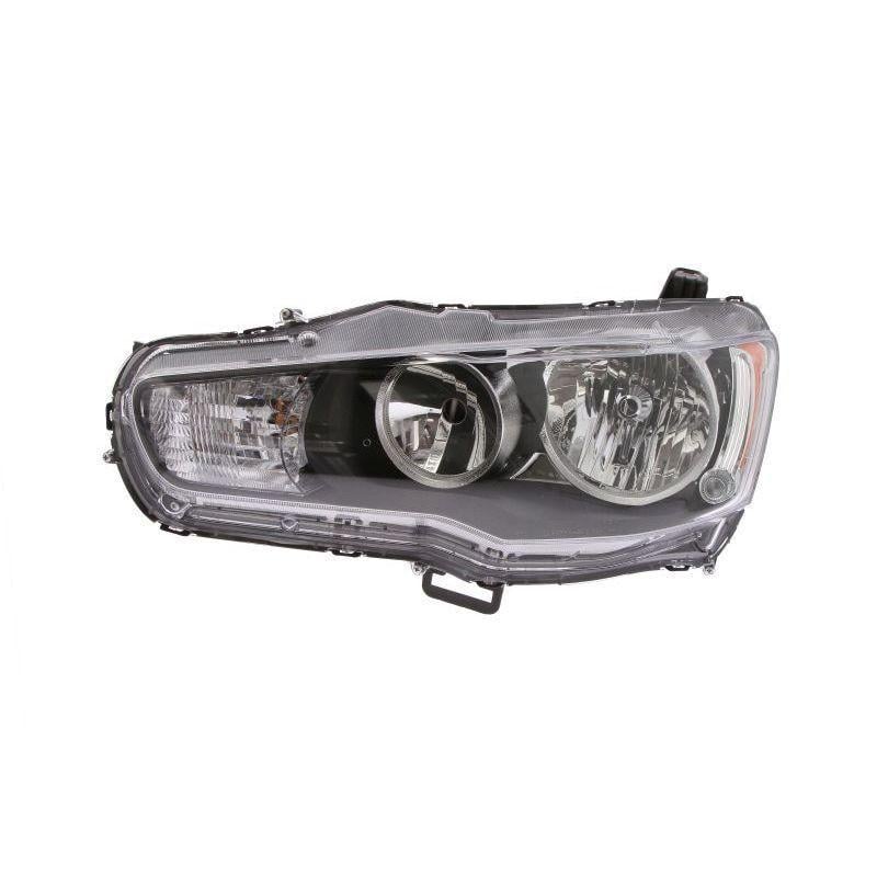 Фара передня ліва Mitsubishi Lancer X 2007 - HB4/HB3 чорна рамка (214-1190L-LD-E2)