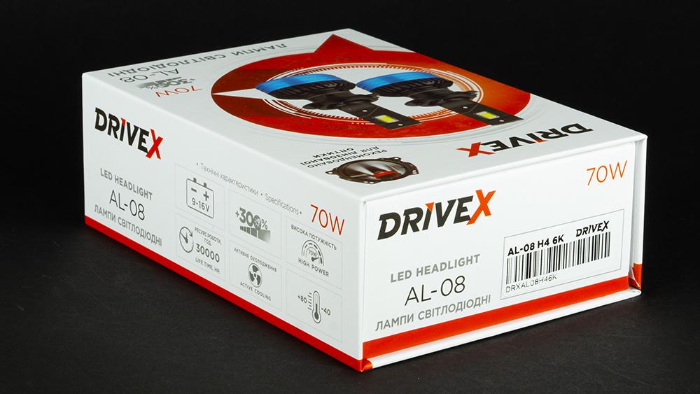 Лампи LED автомобільні DriveX AL-08 H7 6000K LED 70W CAN 12 V 2 шт. (DR-00001058) - фото 4