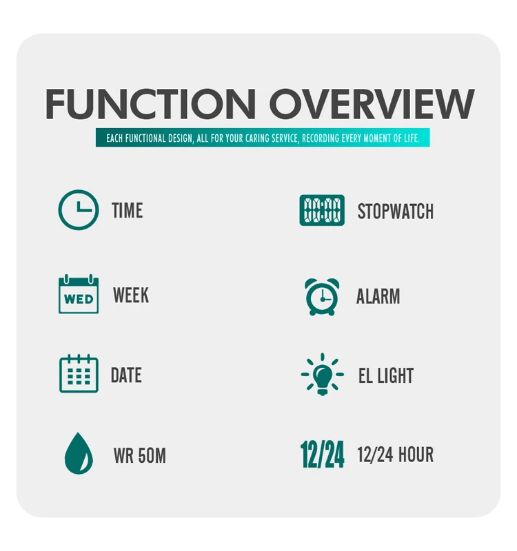 Годинник наручний Skmei 1698 Black/White (18605) - фото 5