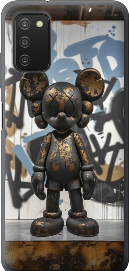 Чехол на Samsung Galaxy A03s A037F Bronze kaws v2 (6098u-2381-42517)