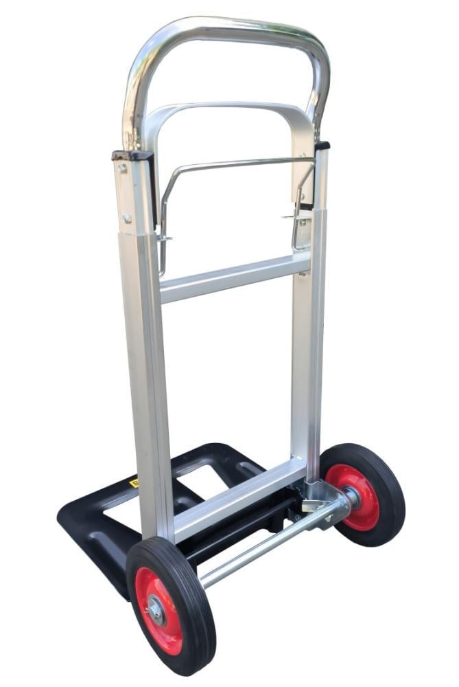 Тележка складная ручная алюминиевая платформенная Siker HT1011 складская грузовая Серебристый (147-76-42401064)