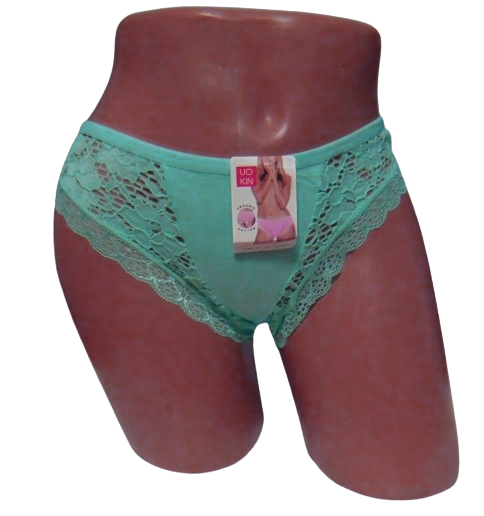 Трусы с кружевом Uokin 1822 XL Зеленый