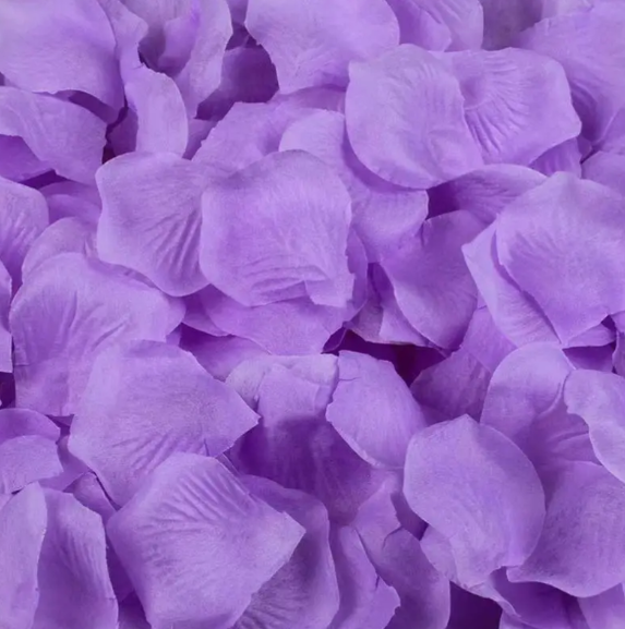 Пелюстки троянд штучні 200 шт. 45x45 мм Бузковий (393306) - фото 3 Пелюстки троянд штучні 200 шт. 45x45 мм Бузковий (393306) - фото 3