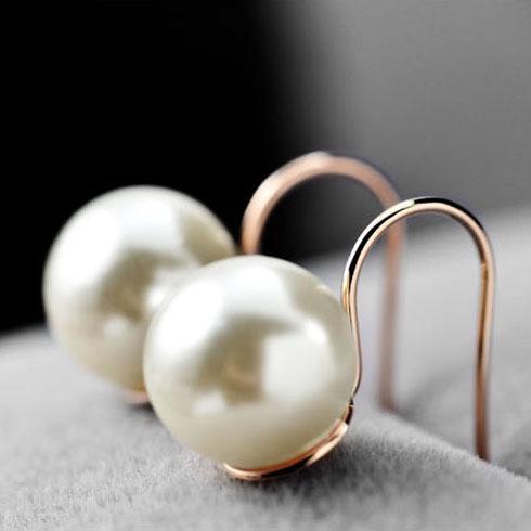 Серьги с кристаллами Сваровски Italina 5321594 Белый