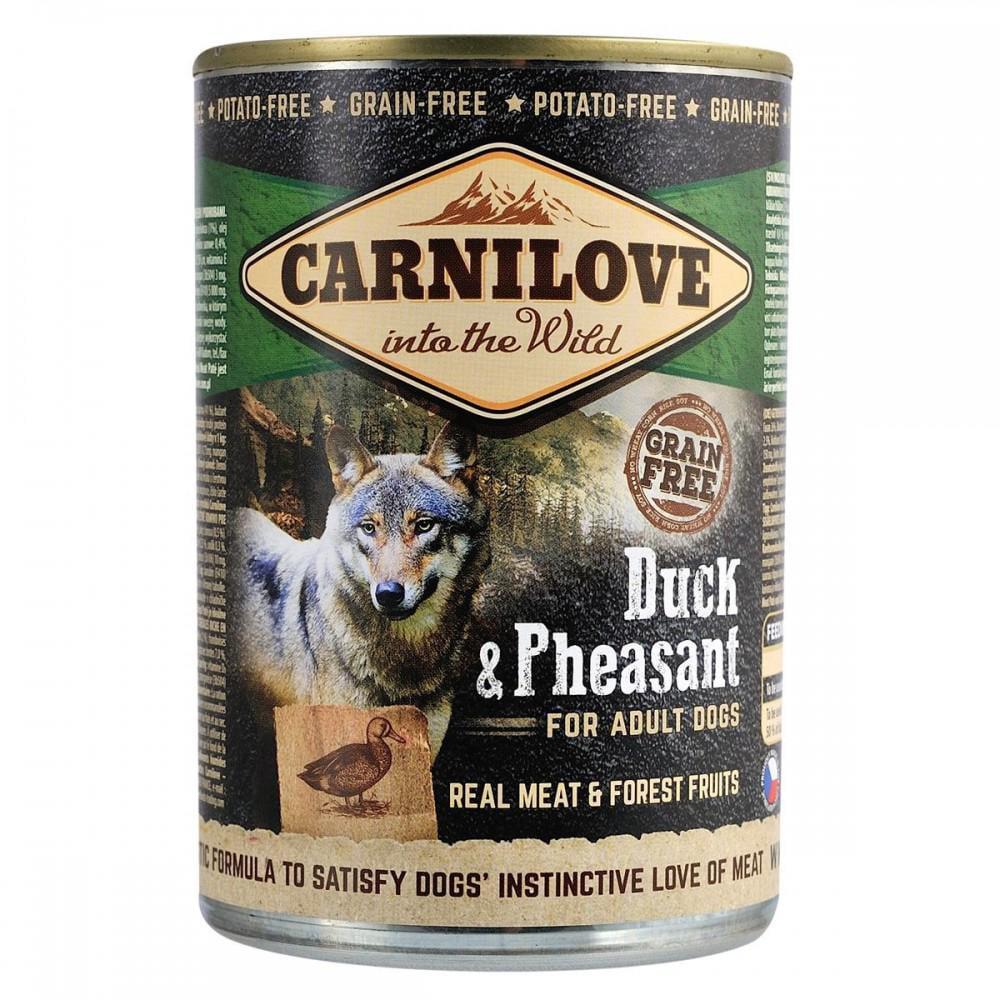 Корм консервированный для собак Carnilove с уткой и фазаном 400 г (арт.100134/529230)