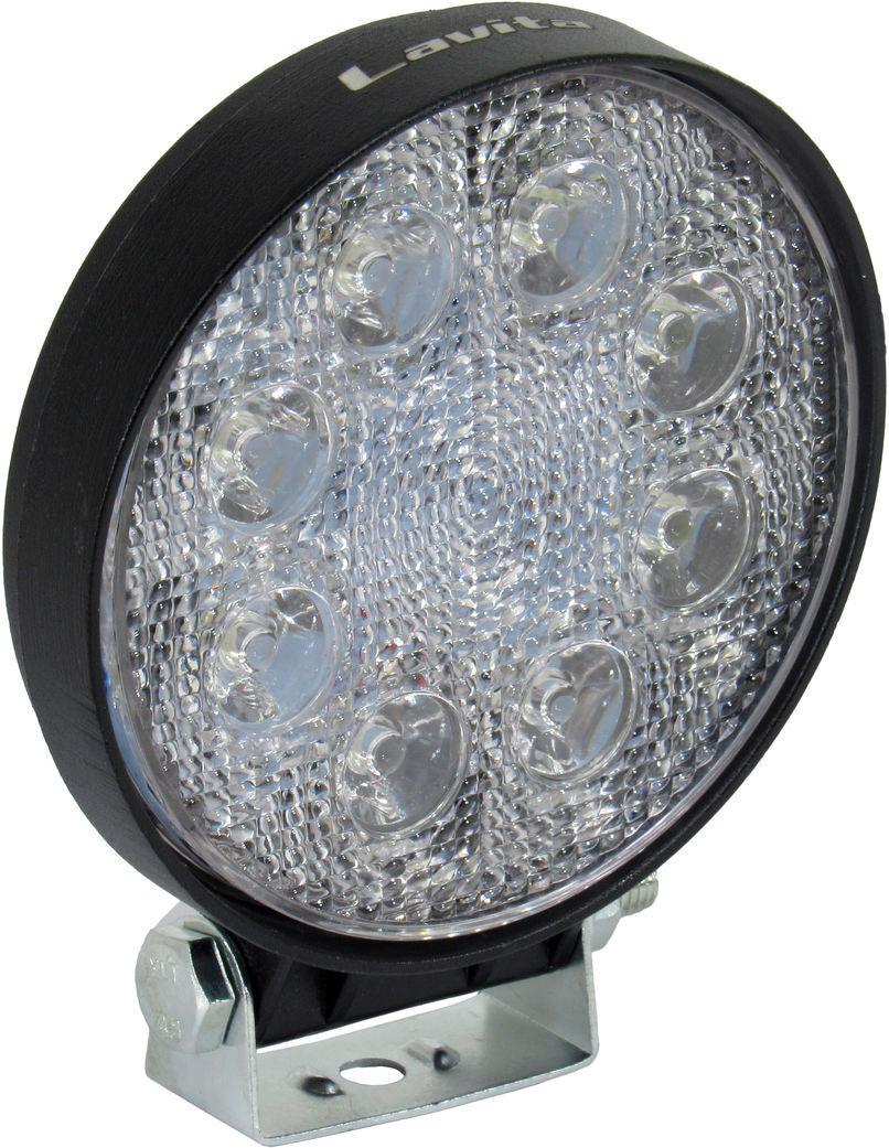 Фара светодиодная Lavita LED 24W 1800Lm 128х110х45 мм (LA 292414R)