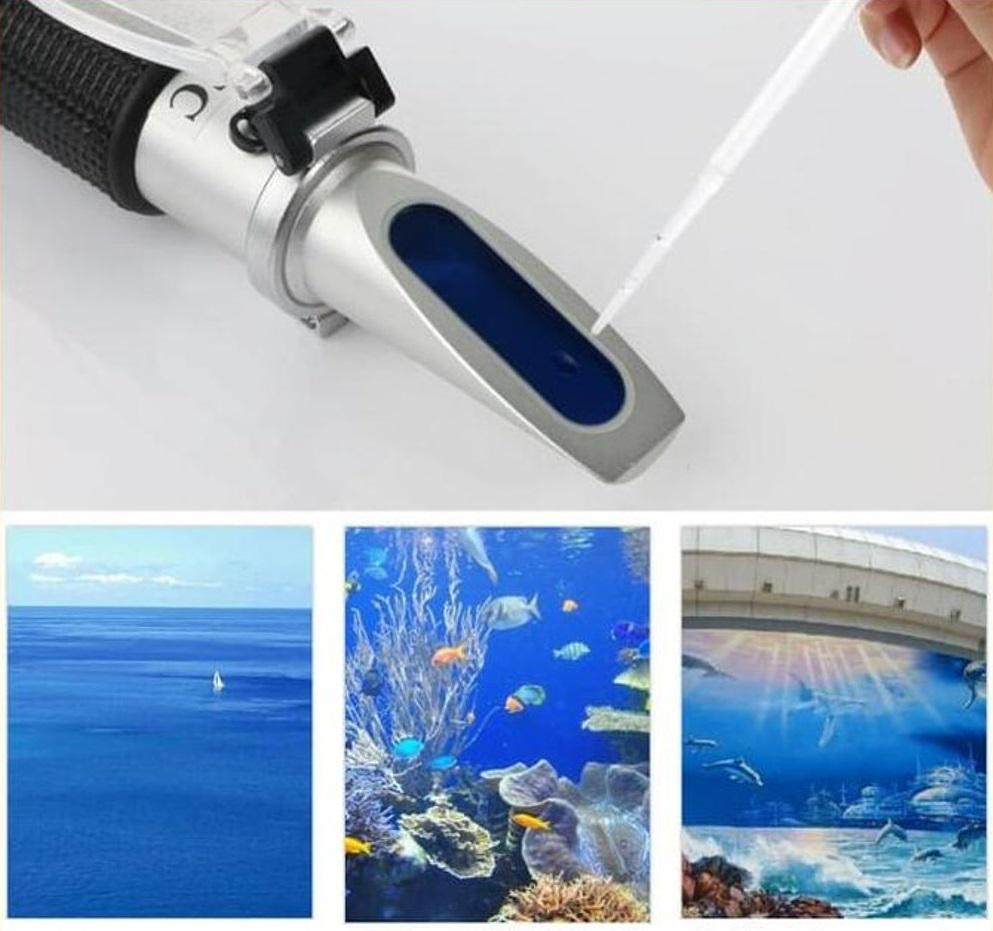 Рефрактометр RZ 118 для вимірювання рівня солоність води - фото 2 Рефрактометр RZ 118 для вимірювання рівня солоність води - фото 2