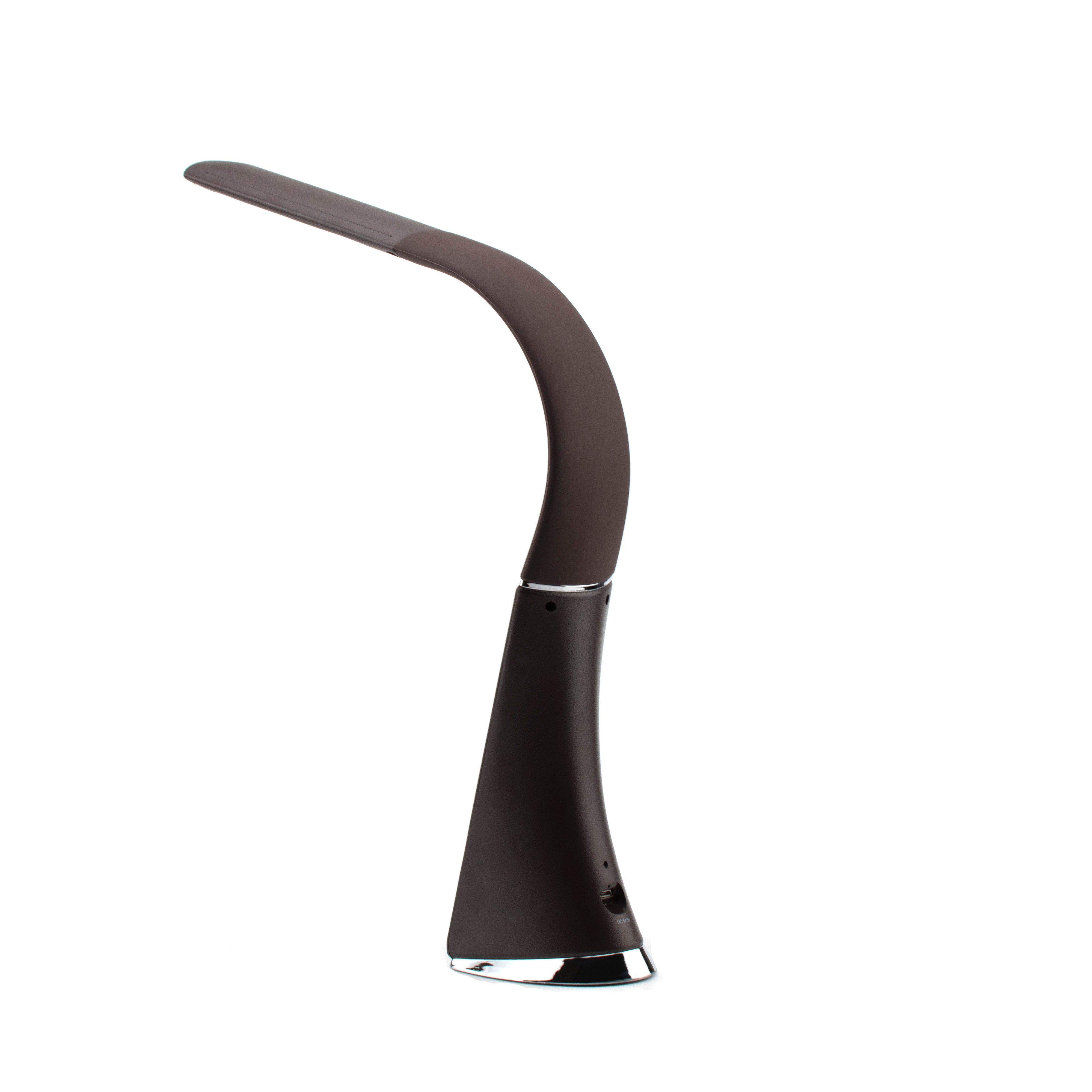 Настольная лампа Lightrich H19 с дисплеем, Brown - фото 5