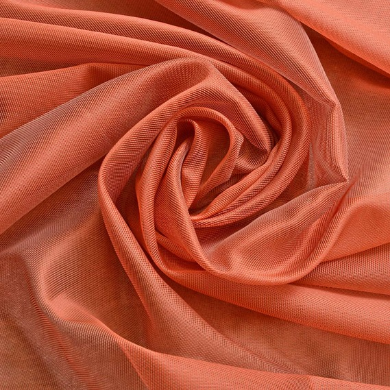 Тюль сетка IDEIA Диско V-108 3,0 м однотонный Коралловый (2200004079158)