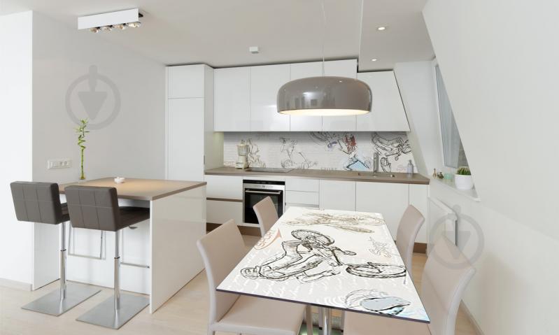 Наклейка виниловая на стол Zatarga «Экстрим» 600х1200 мм Z180776st Наклейка виниловая на стол Zatarga «Экстрим» 600х1200 мм Z180776st