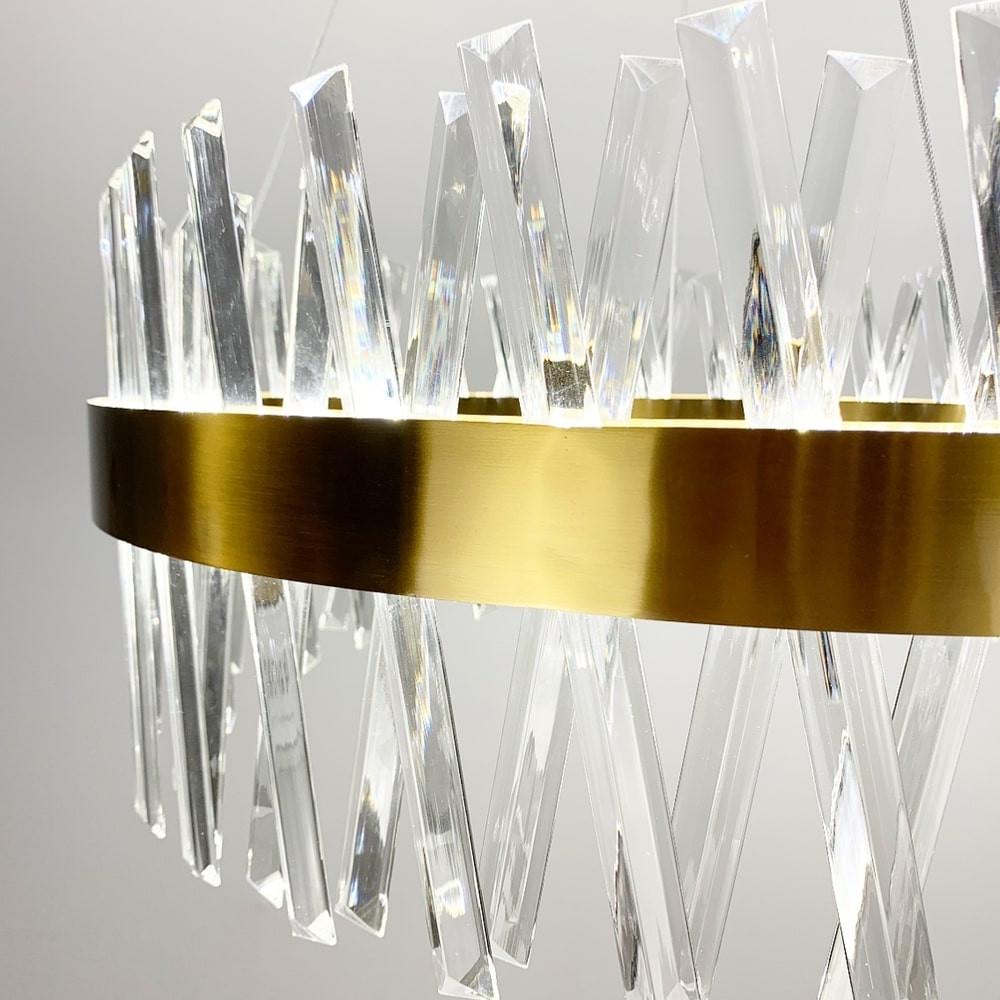 Люстра дизайнерська з кришталевоподібними паличками Ø 80 см (7006-800C) - фото 4 Люстра дизайнерська з кришталевоподібними паличками Ø 80 см (7006-800C) - фото 4