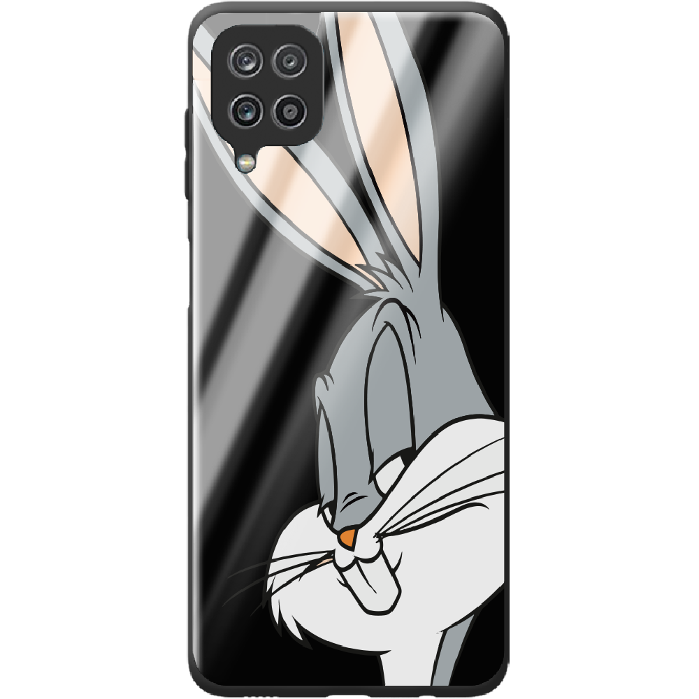 Чехол BoxFace Samsung M325F Galaxy M32 Lucky Rabbit Черный силикон со стеклом (42962-bk81-44203)