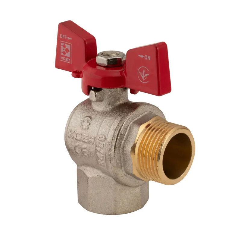 Кран шаровой KOER KR.208 3/4" ГШМ угловой (KR2806)