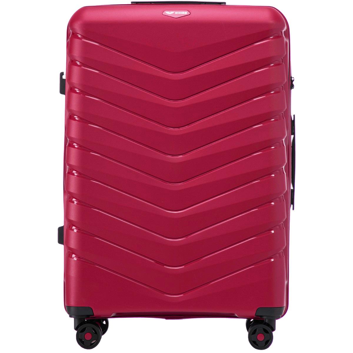 Чемодан полипропиленовый Wings PHX01 большой Красный (Wp00539) - фото 2 Чемодан полипропиленовый Wings PHX01 большой Красный (Wp00539) - фото 2
