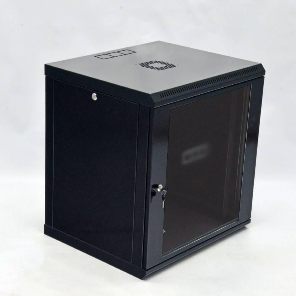 Шафа 12U економ акрилове скло 600x500x640 мм Чорний (43134)
