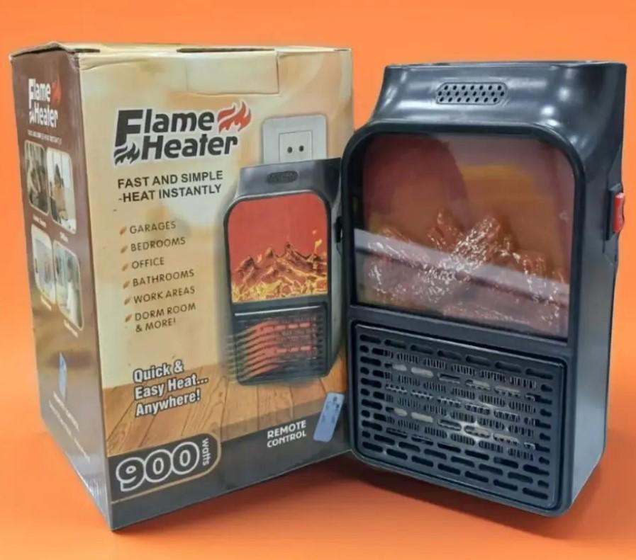 Обогреватель портативный Flame Heater с имитацией пламени/экраном/пультом управления 900 Вт (2104618714) - фото 8 Обогреватель портативный Flame Heater с имитацией пламени/экраном/пультом управления 900 Вт (2104618714) - фото 8