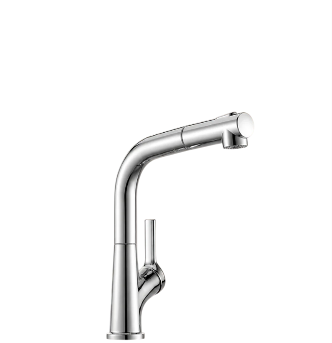Смеситель кухонный с выдвижной воронкой Faucet CR-8428 металл Хром (35552867) Смеситель кухонный с выдвижной воронкой Faucet CR-8428 металл Хром (35552867)