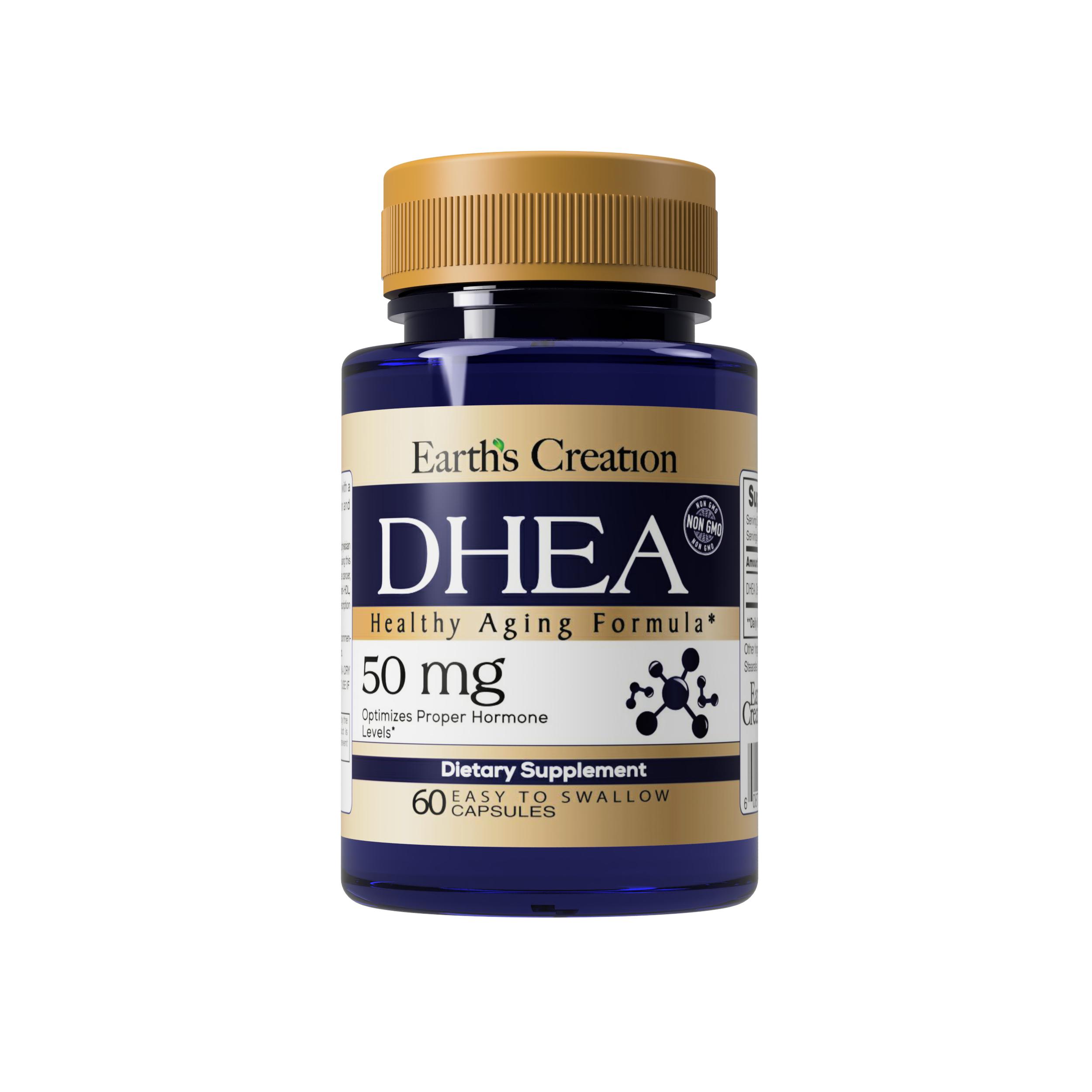 Натуральна добавка Earth's Creation DHEA 50 mg 60 капс. (00000038132)