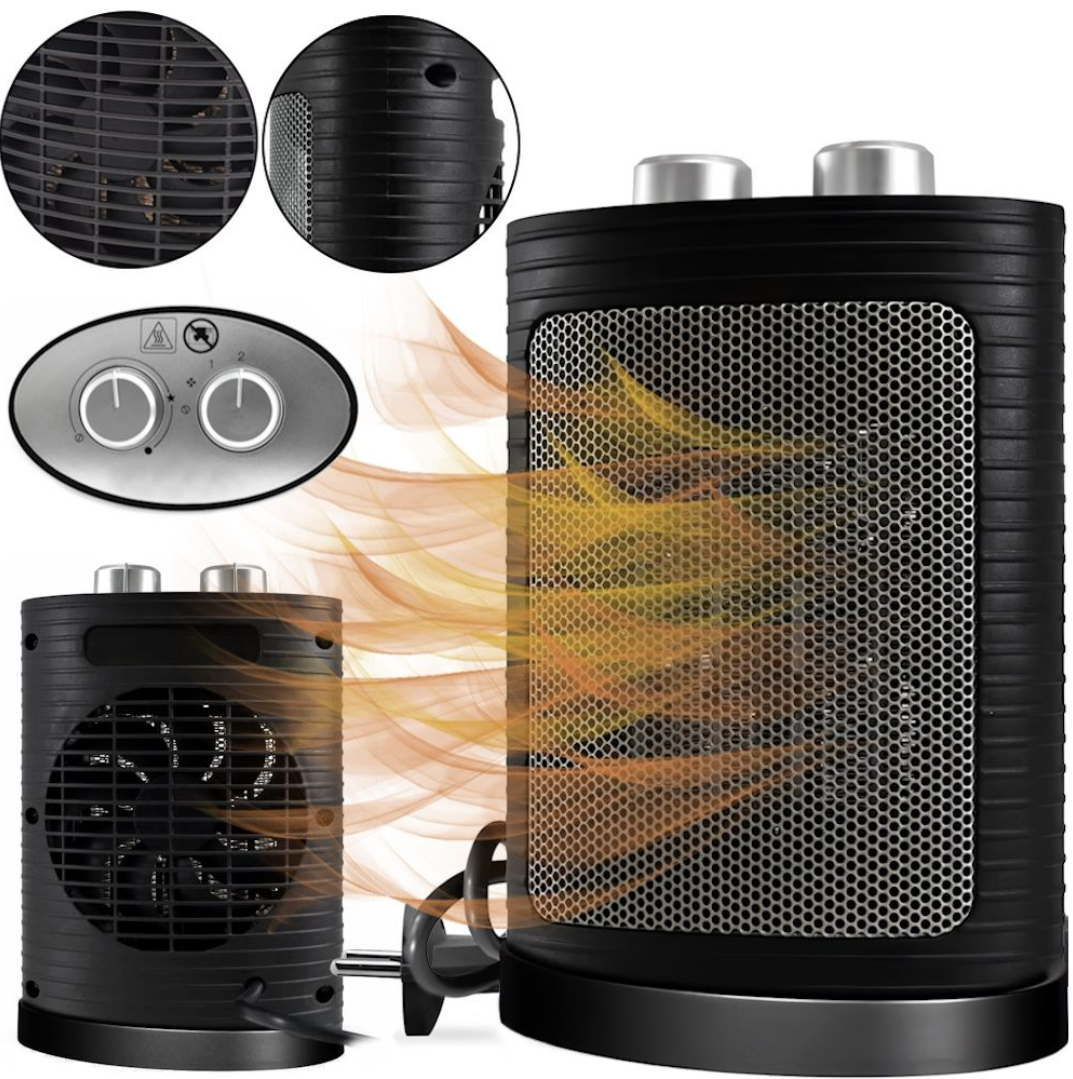 Электрический настольный тепловентилятор Domotec MS-5905 напольный обогреватель для дома дуйка на 3 режима (29658157) - фото 2