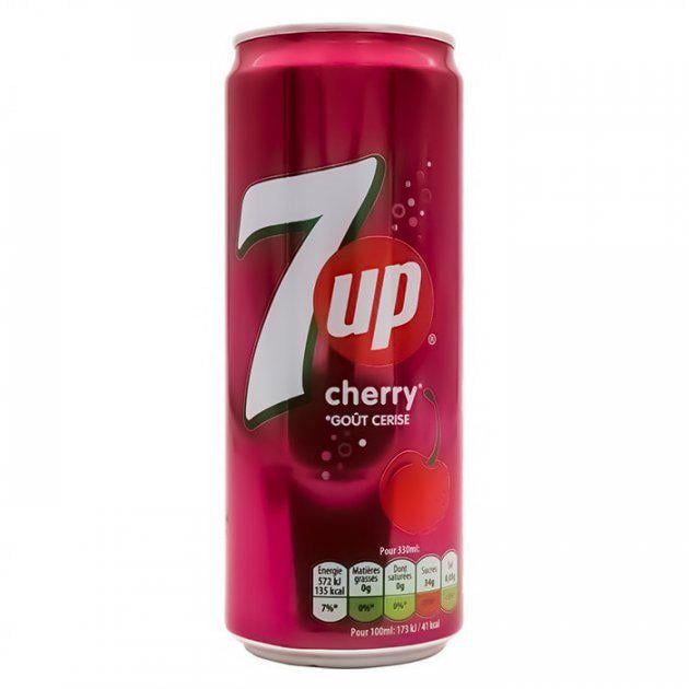 Напиток безалкогольный газированный 7Up Cherry 330 мл - фото 1