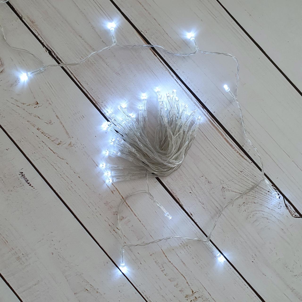 Гирлянда-нить диодная Классическая USB 50LED на батарейках 5 м Белый (7G-F-7796) - фото 5 Гирлянда-нить диодная Классическая USB 50LED на батарейках 5 м Белый (7G-F-7796) - фото 5