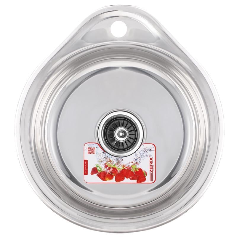Мийка для кухні Zerix Z4843-06-160P Polish (ZS0565)