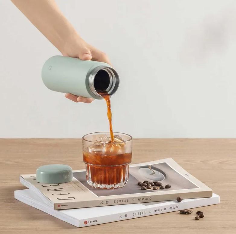 Термос MiJia Vacuum Cup 350 мл Green (MJKDB01PL) - фото 3 Термос MiJia Vacuum Cup 350 мл Green (MJKDB01PL) - фото 3