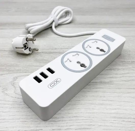 Подовжувач мережевий XO WL04 3USB 1,8 м Білий (1905395186) - фото 4 Подовжувач мережевий XO WL04 3USB 1,8 м Білий (1905395186) - фото 4