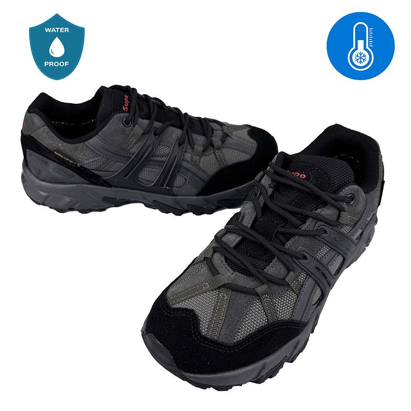 Кросівки чоловічі комбіновані термо 20887-2 p. 45 28-28,5 см Сірий з чорним - фото 2 Кросівки чоловічі комбіновані термо 20887-2 p. 45 28-28,5 см Сірий з чорним - фото 2