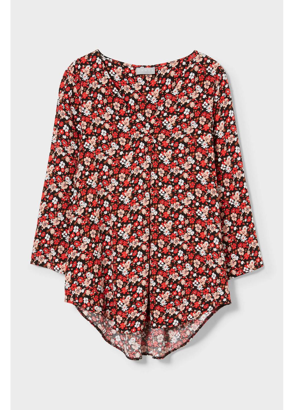 Блузка C&A 52 Чорний/Червоний (2000001275924) - фото 2 Блузка C&A 52 Чорний/Червоний (2000001275924) - фото 2