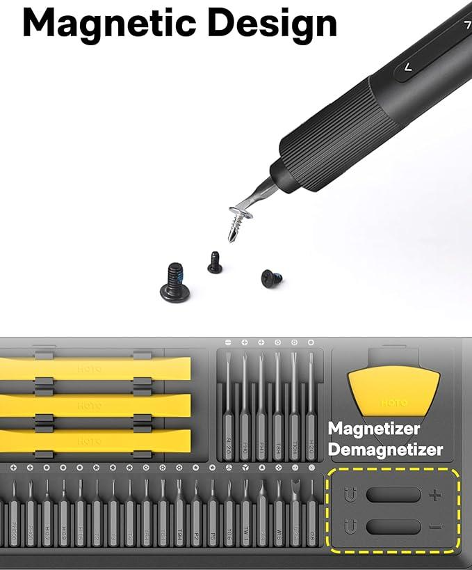 Набор инструментов для ремонта техники HOTO Precision Screwdriver Kit Pro QWLSD012 (000908) - фото 4 Набор инструментов для ремонта техники HOTO Precision Screwdriver Kit Pro QWLSD012 (000908) - фото 4
