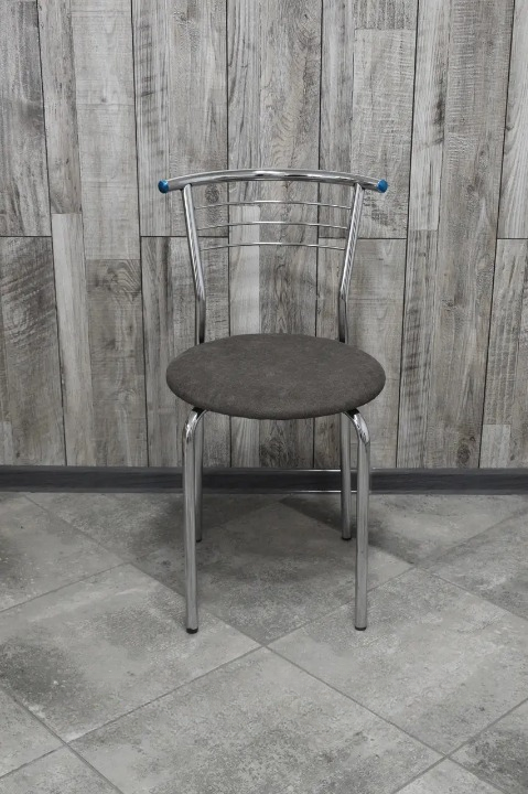 Кухонний стілець Маркос 40х85 см Сірий/Хром (28374461)