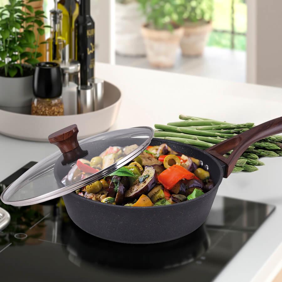 ᐉ Сотейник с крышкой Maestro MR-1216-28 Ø 28 см • Купить в Киеве ...