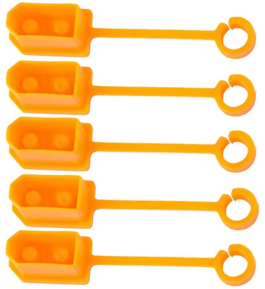 Колпачки-заглушки для разъемов XT60 Female 5 шт. Yellow (2762237486)