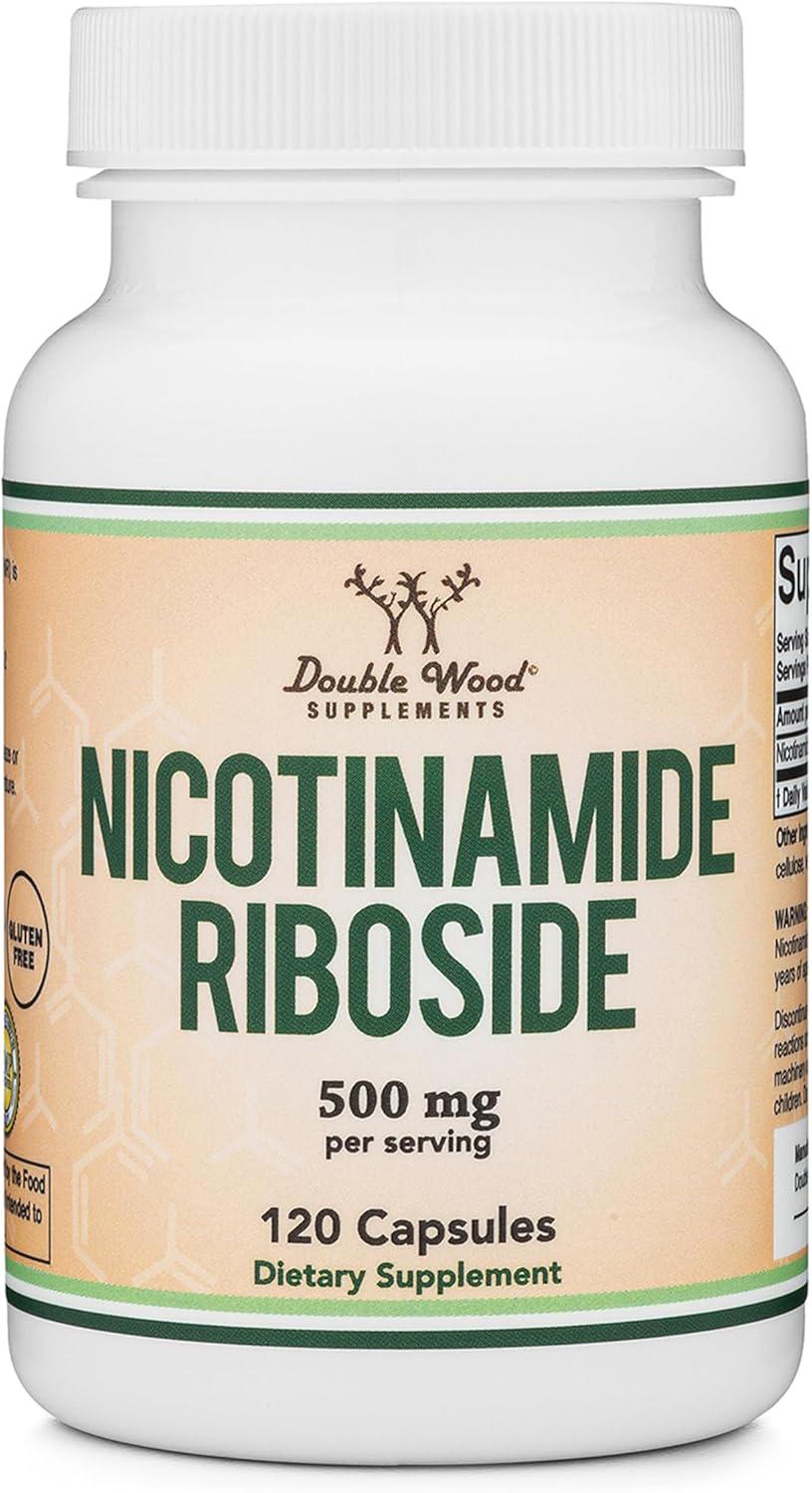 Нікотинамід рибозид малат Double Wood Nutrition Nicotinamide Riboside 500 мг 120 кап.