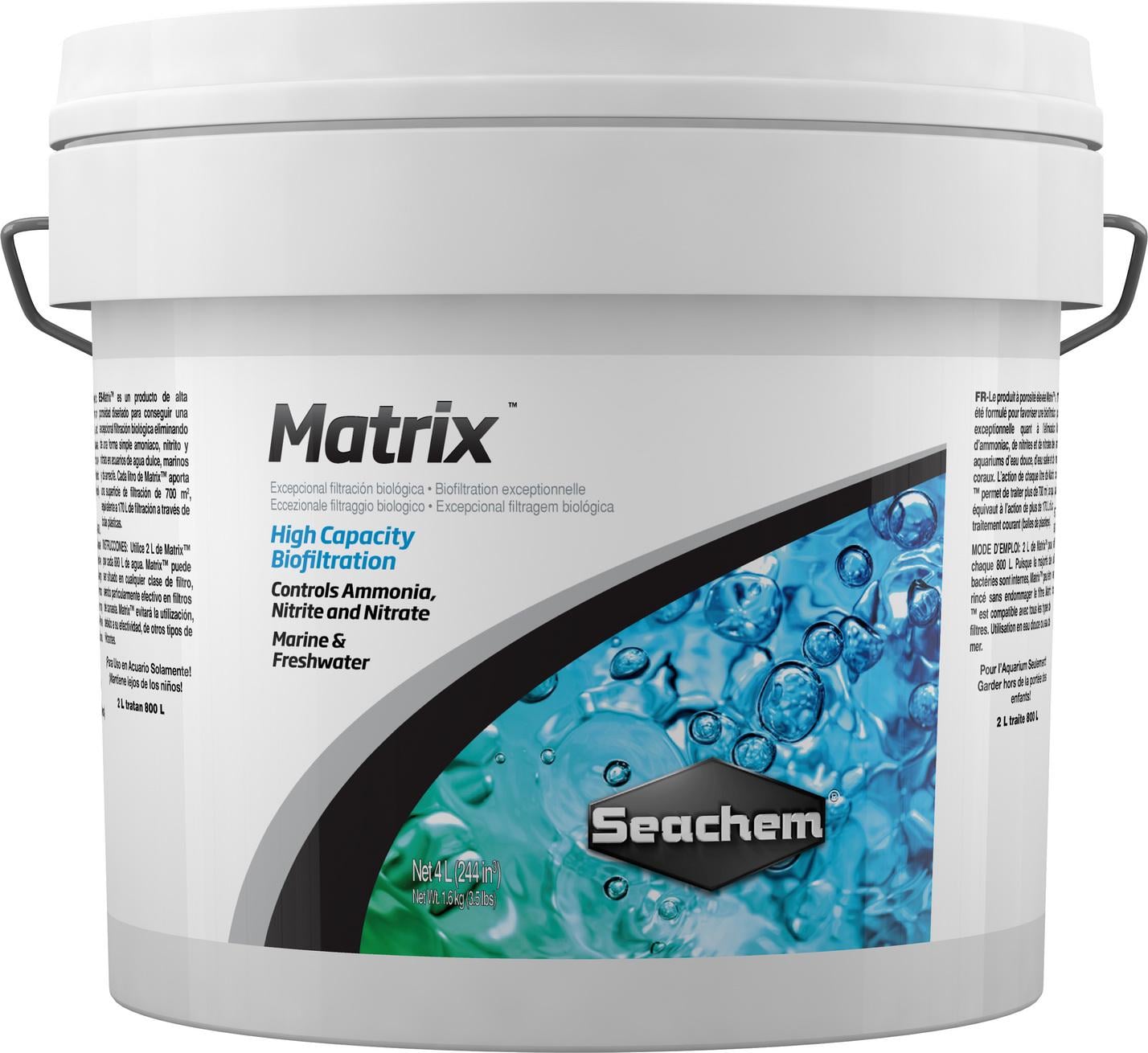 Наполнитель для биологической фильтрации Seachem Matrix 4000 мл