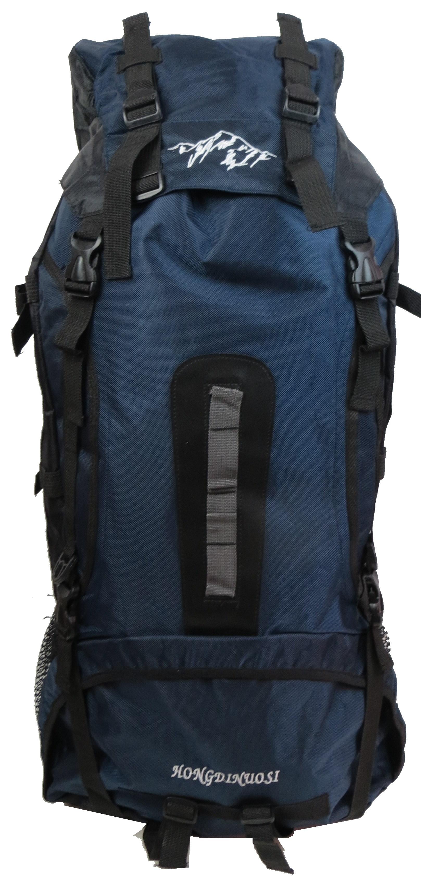 Рюкзак туристичний Hongdinuosi 50 л Чорний/Синій (8193002 navy)