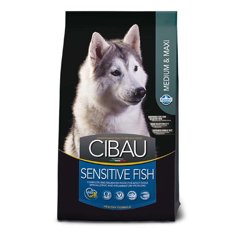 Корм сухой для собак Farmina Cibau Sensitive Fish Medium/Maxi для средних/больших пород с чувствительным пищеварением с рыбой 2,5 кг (48867)