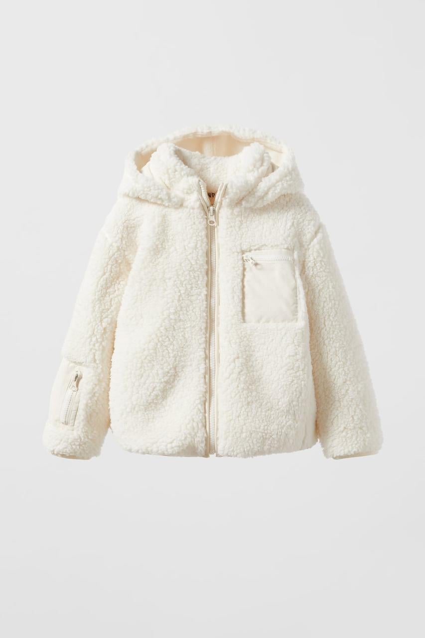 Куртка для девочки Zara на молнии 152 см Белый (4432734712) Куртка для девочки Zara на молнии 152 см Белый (4432734712)