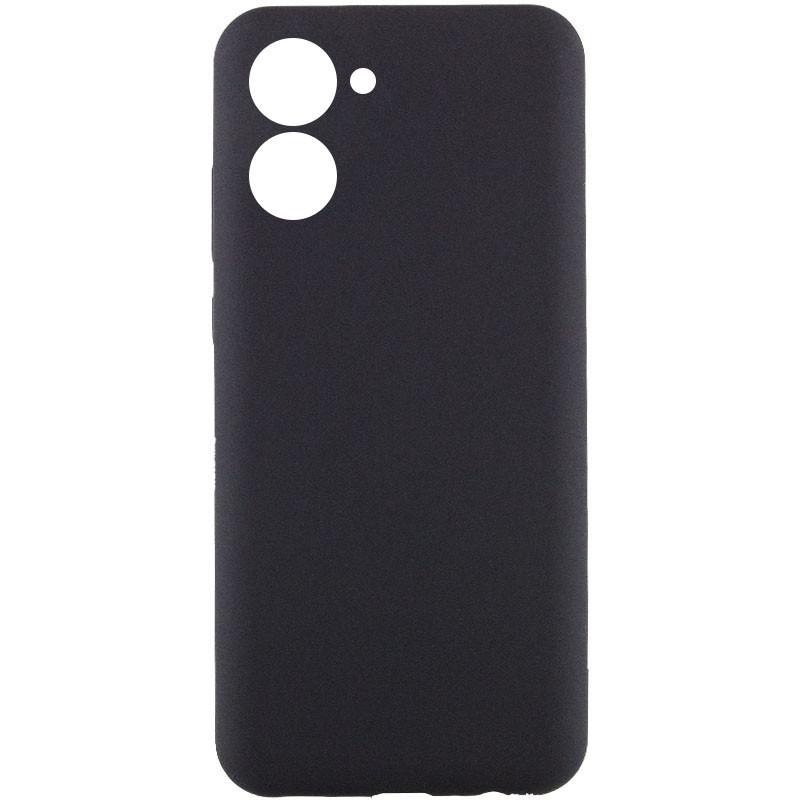Противоударный чехол Silicone Cover Lakshmi Full Camera (AAA) для Realme C33 Черный / Black