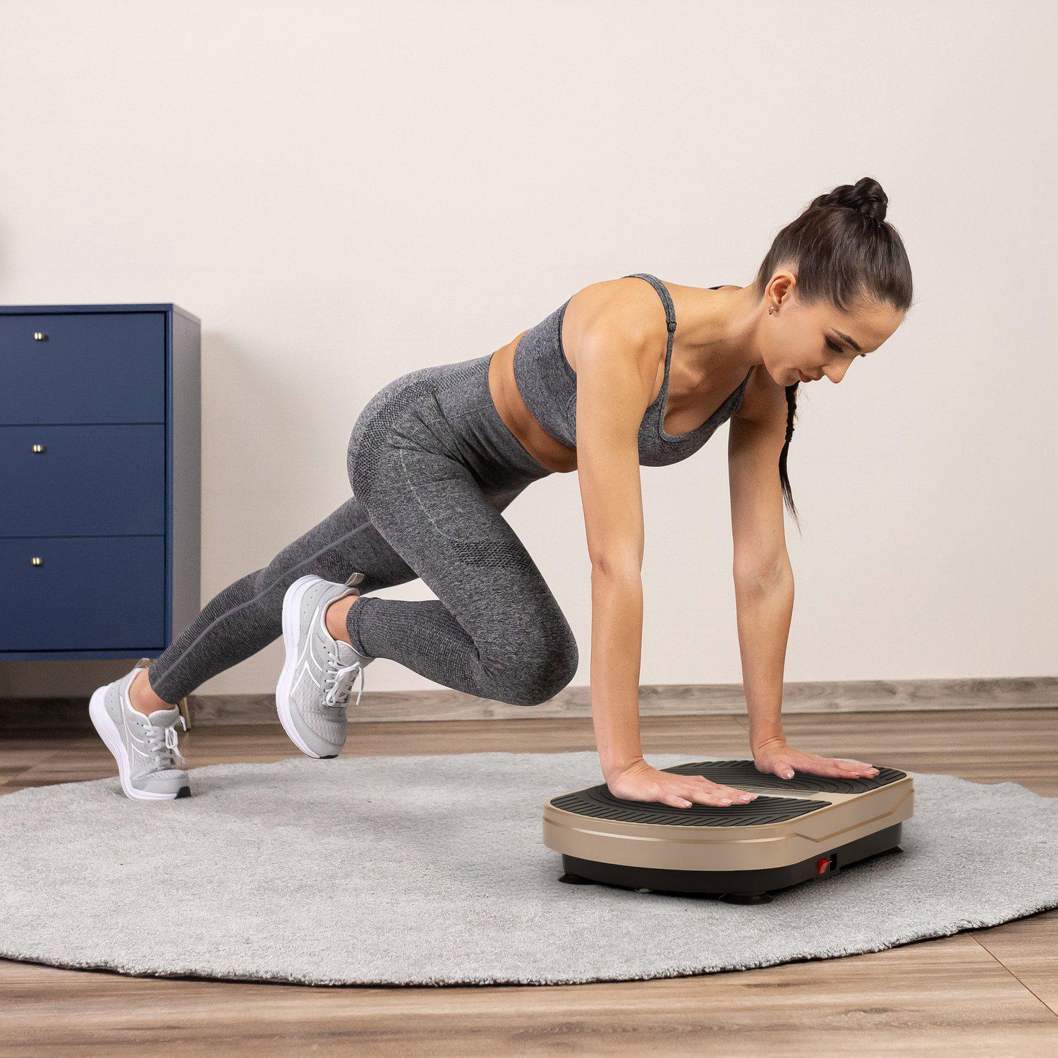 Вібраційна платформа Gymtek XP300 Золотистий (30477495) - фото 6 Вібраційна платформа Gymtek XP300 Золотистий (30477495) - фото 6