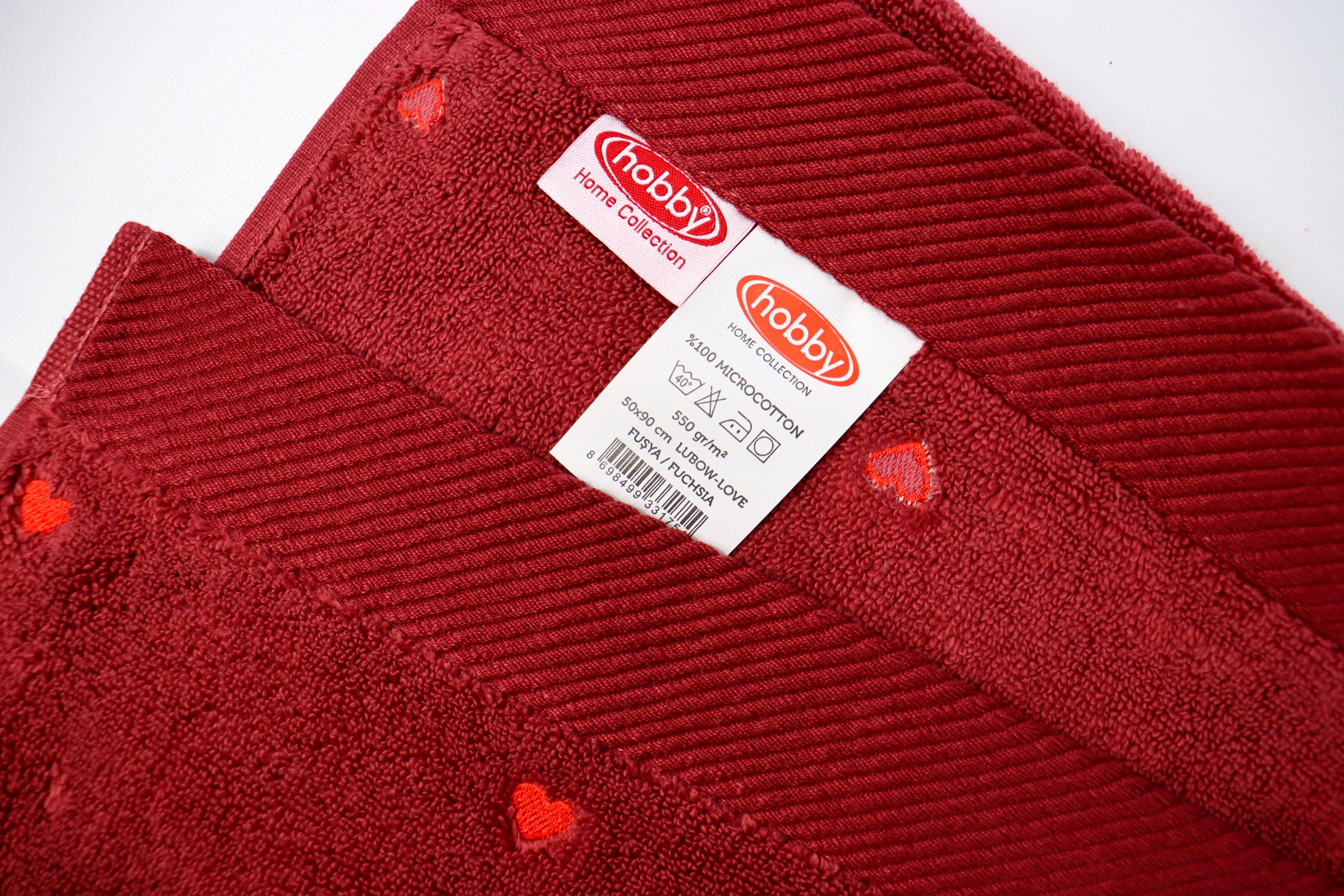 Рушник Lubow/Love Microcotton 50х90 см 550 г/м2 Фуксія - фото 7 Рушник Lubow/Love Microcotton 50х90 см 550 г/м2 Фуксія - фото 7