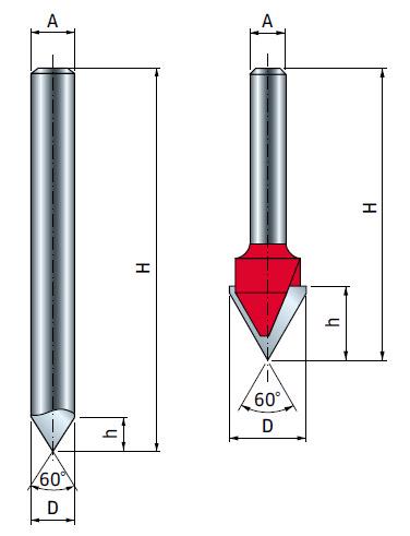 Фреза концевая Freud 20-15208P D12,7 h12,7 H49,2 (20-15208P) - фото 4 Фреза концевая Freud 20-15208P D12,7 h12,7 H49,2 (20-15208P) - фото 4