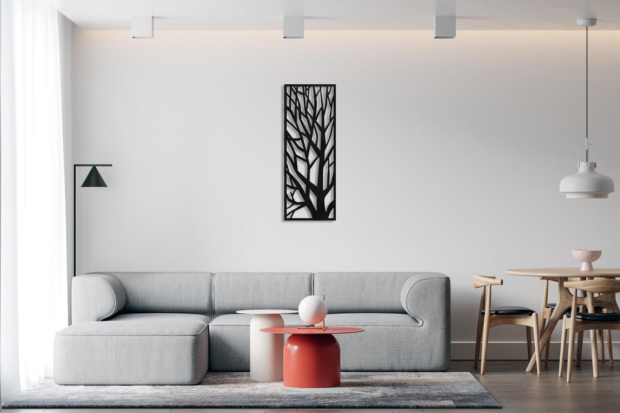 Декоративное панно на стену Upwood Decor Branches 04 150х56,8 см Black (1577675239)