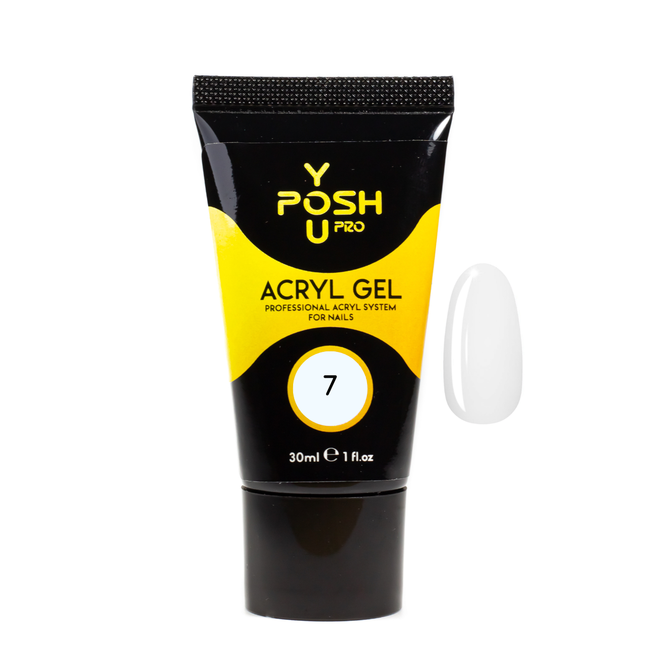Акригель для наращивания ногтей YouPOSH Acrygel Gel 30 мл №7 (23938674)